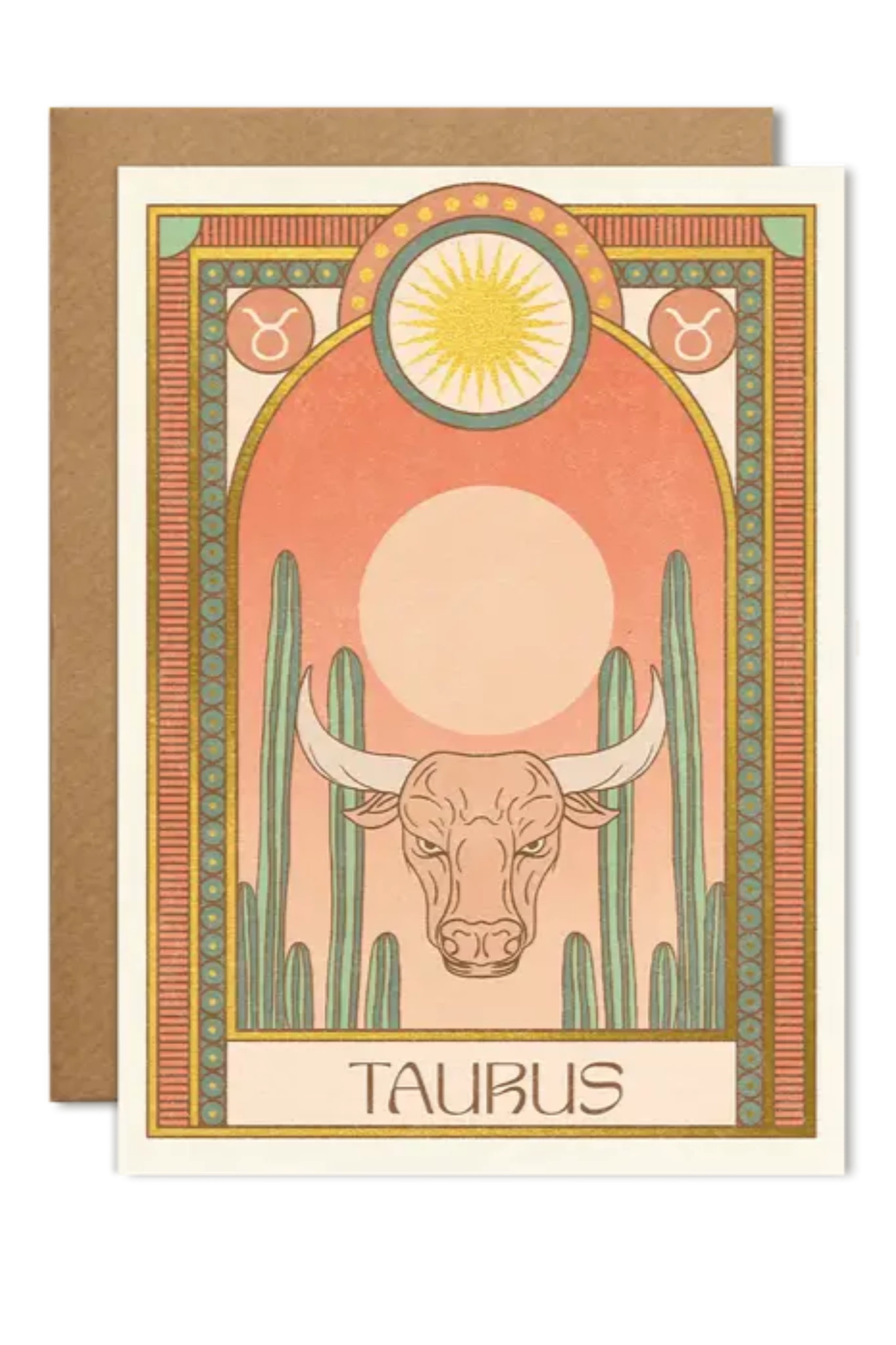 Taurus Zodiac Card