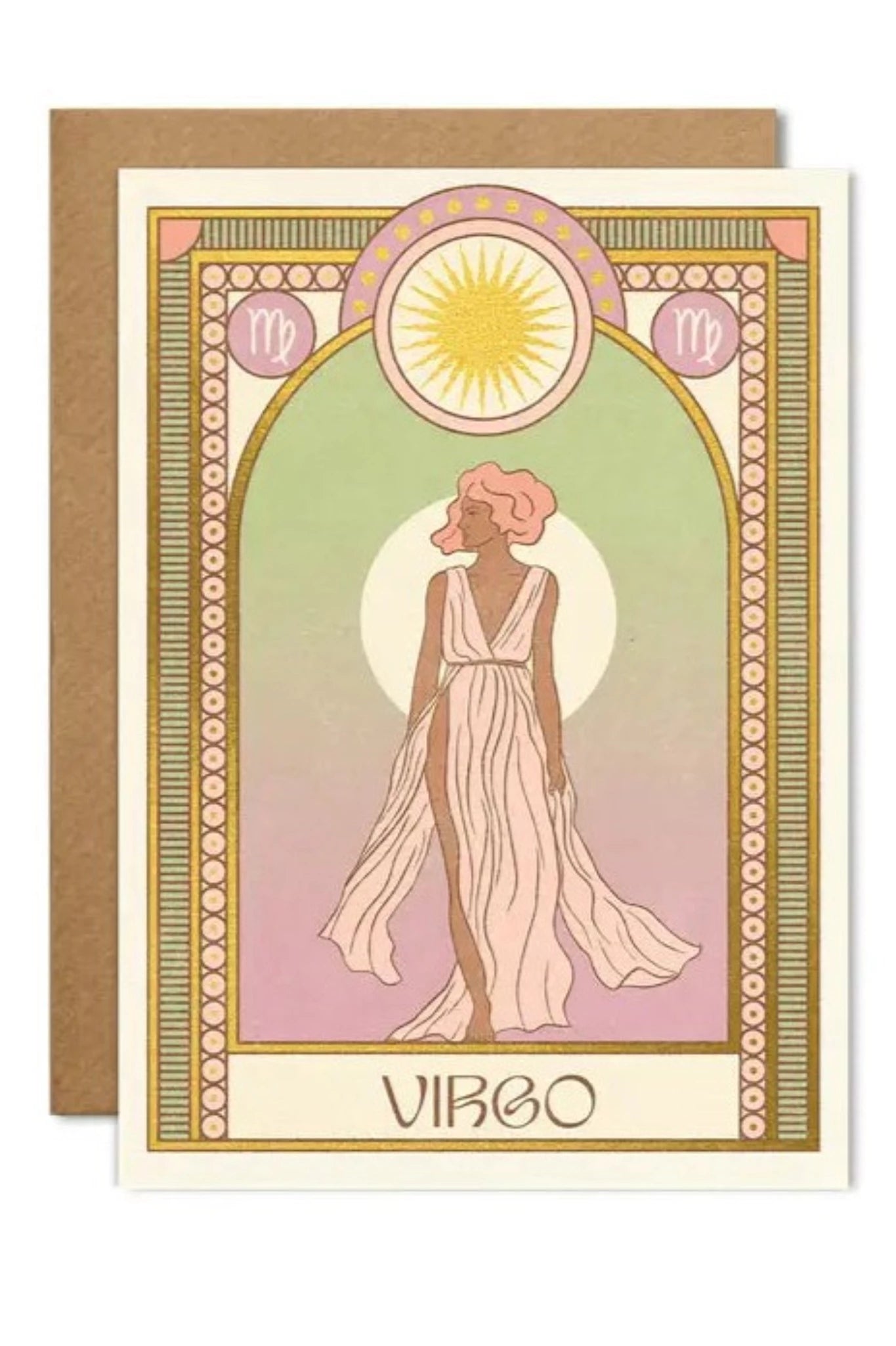 Virgo Zodiac Card