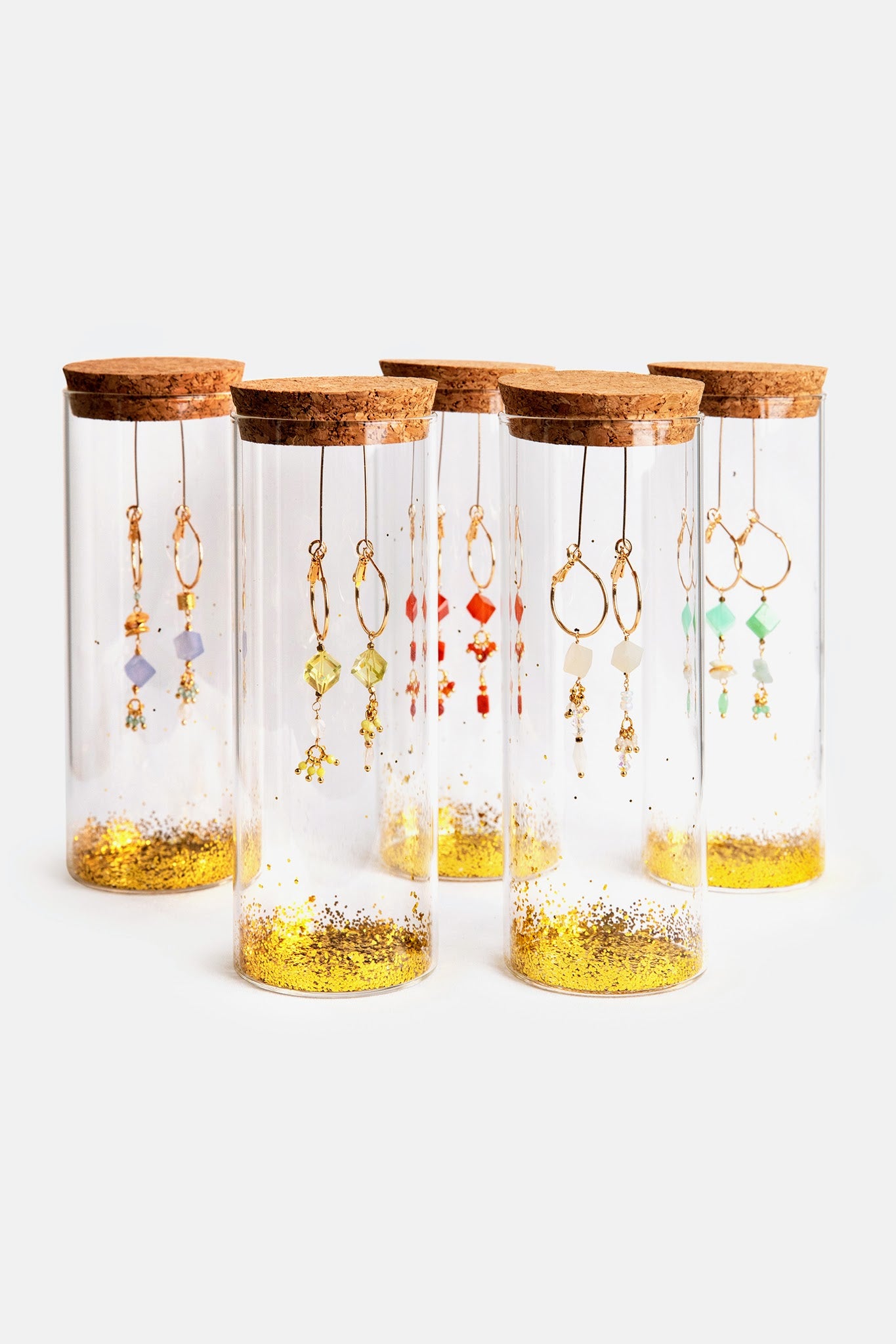 SG27 - Bahiti Lemon Quartz cube earrings