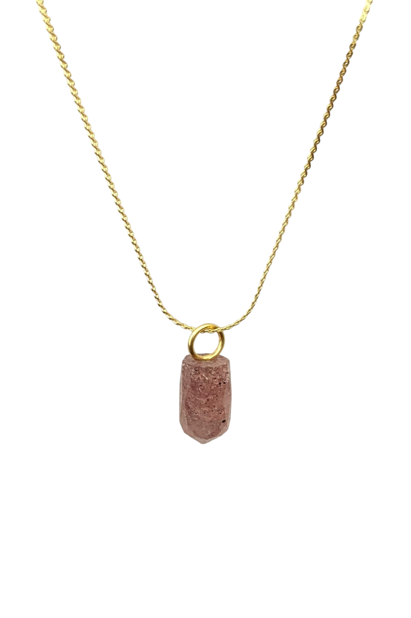 Universal love - abundance - Heart Chakra pendant necklace stay gold by mme bovary