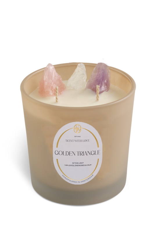 Golden Triangle Candle