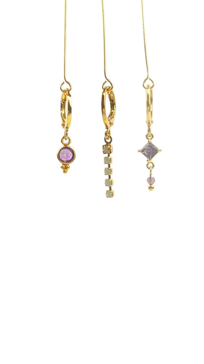 Mix and match set amethyst