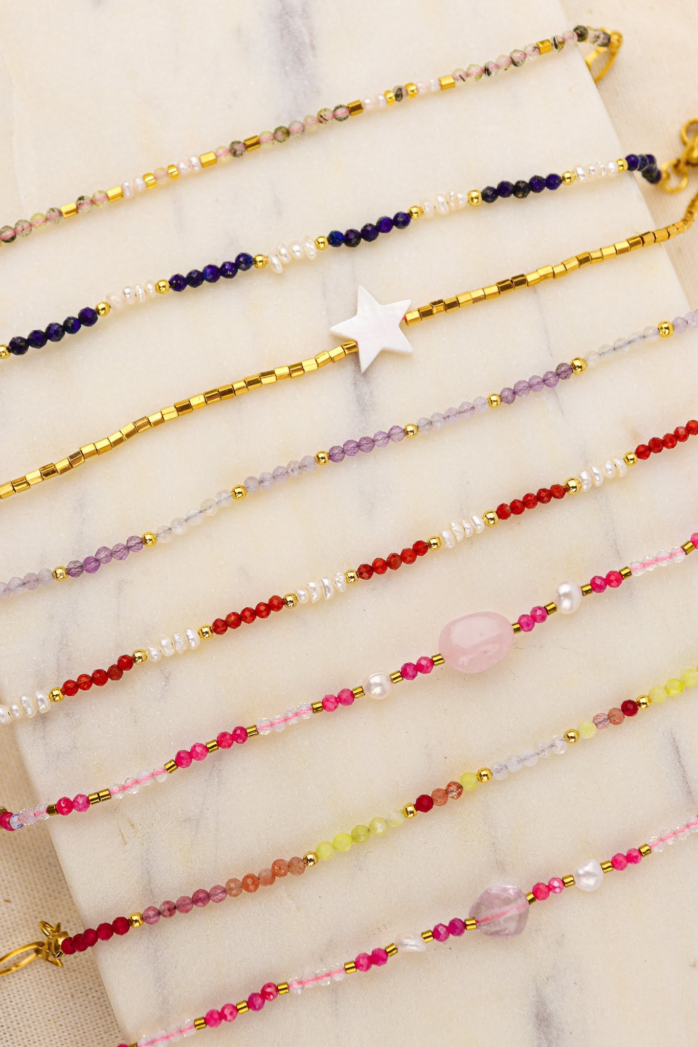 Multi shaded Amethyst bracelet