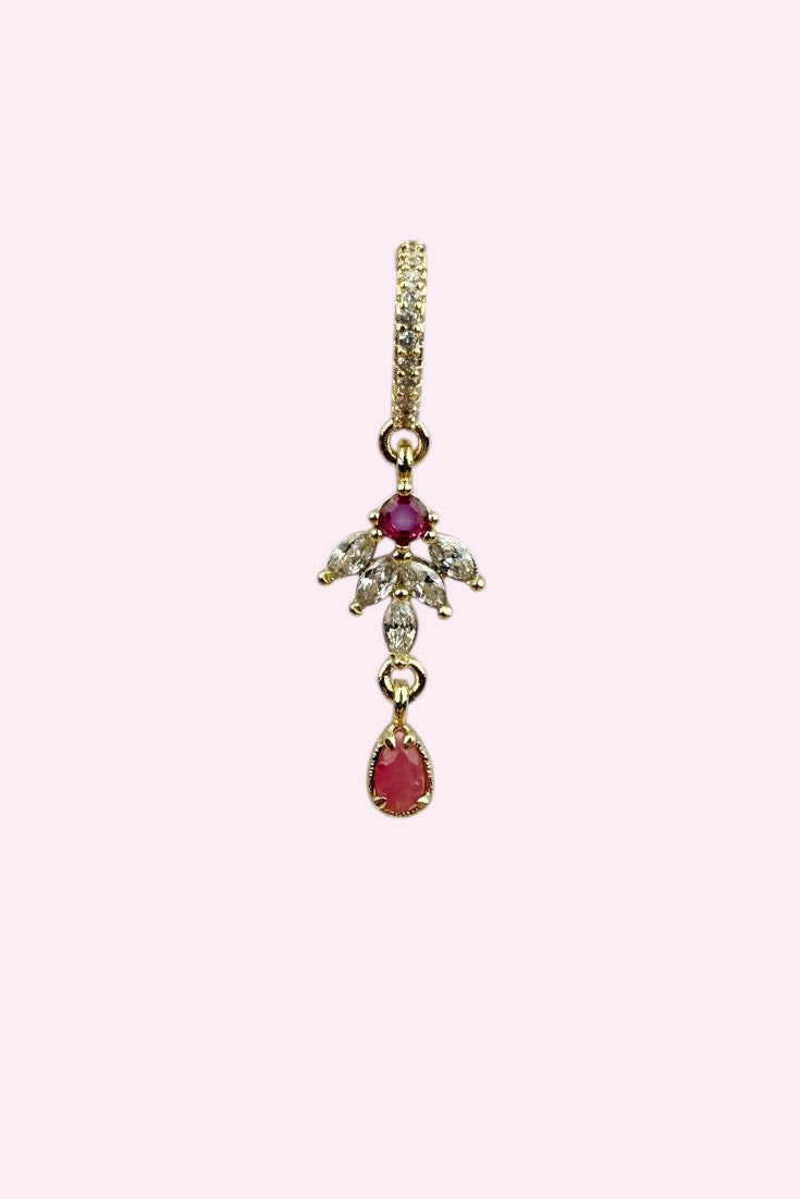 mix_en_match_trio_oorbellen_met_victorian_huggie_fuchsia_fan_drop_en_rose_quartz_cocktail