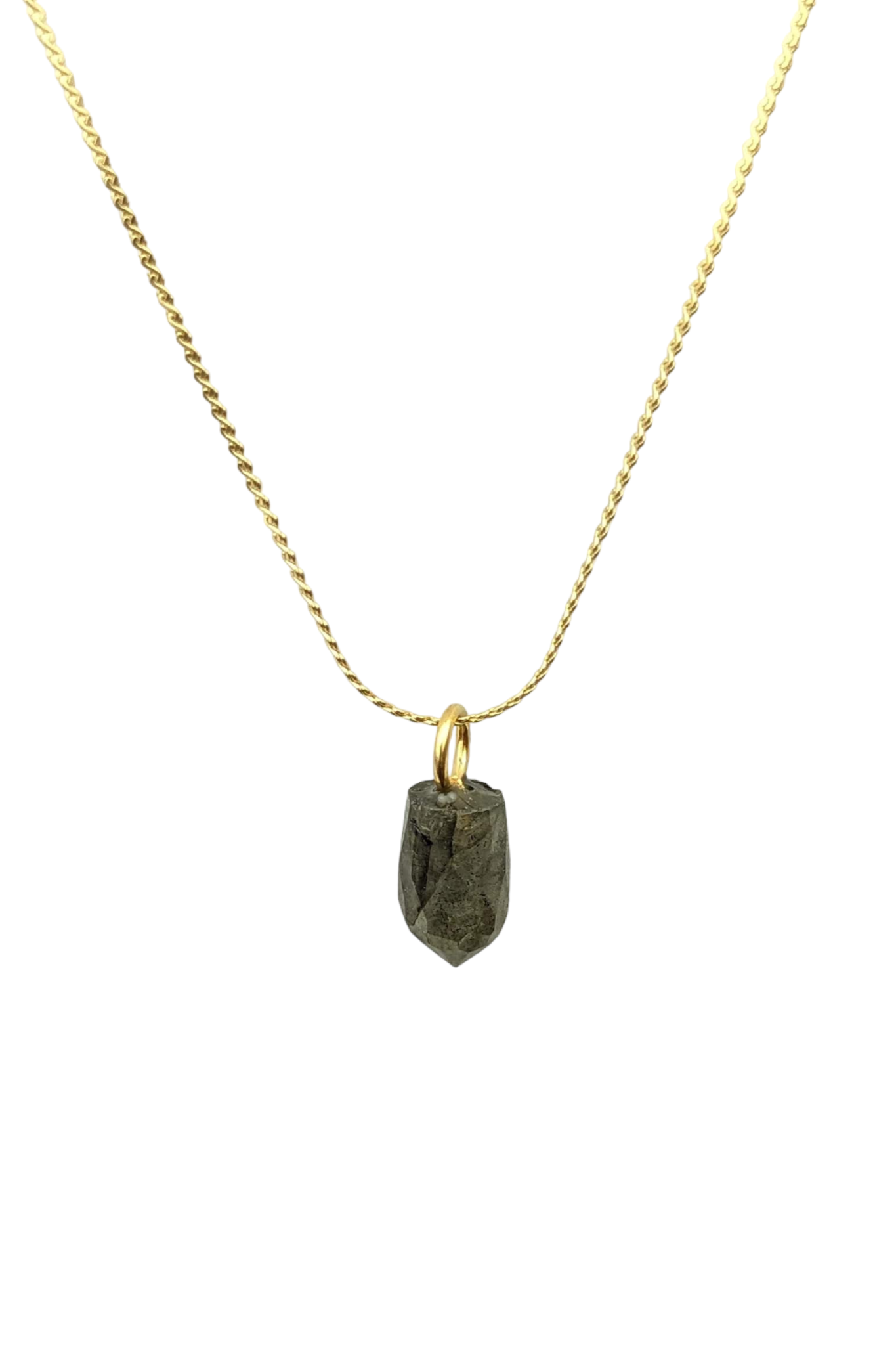 Protection - Aura Shield - Crown Chakra necklace pendant stay gold by mme bovary