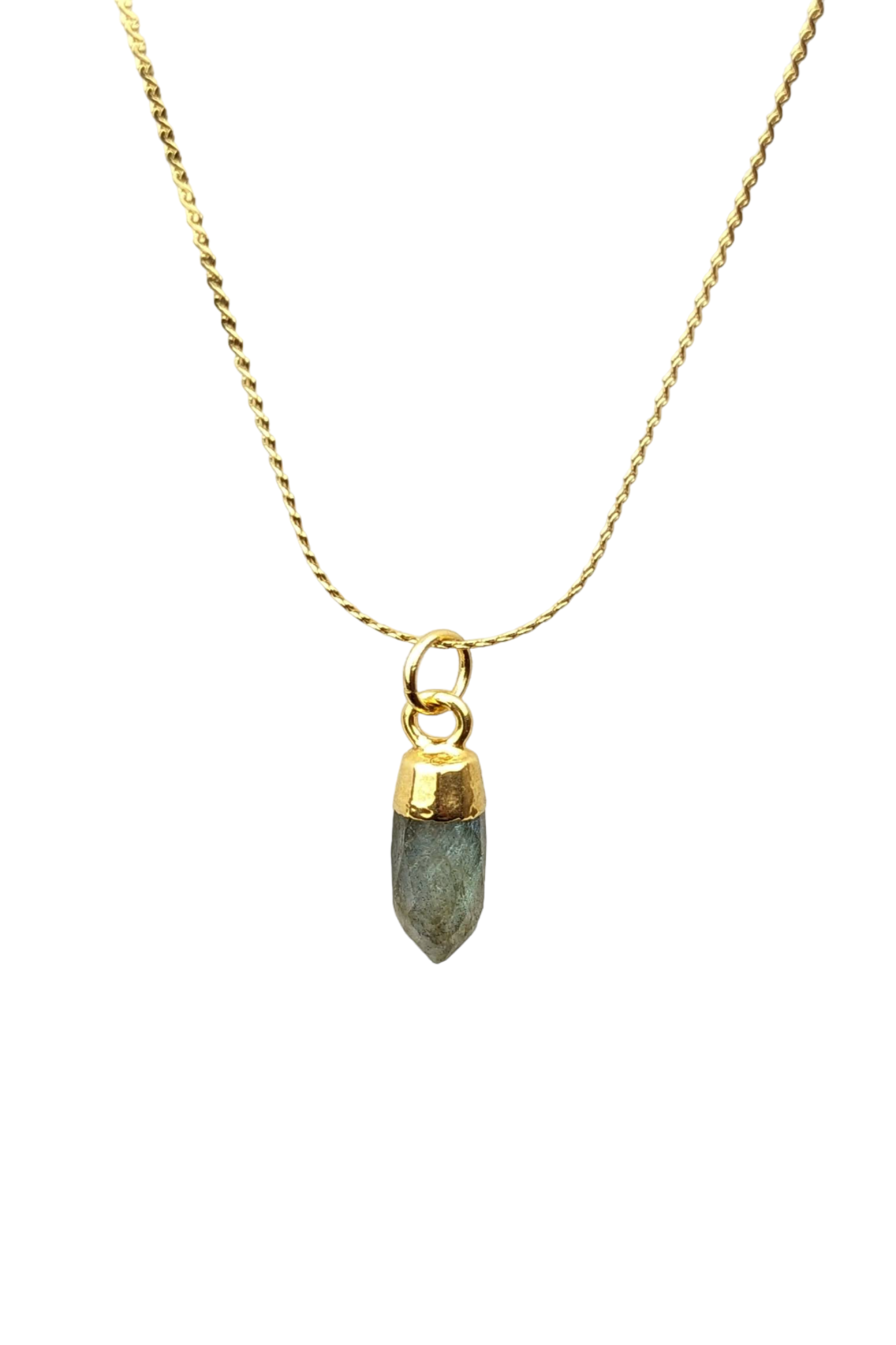 New Opportunities - Find your Path - Crown Chakra stay gold by mme bovary necklace pendant