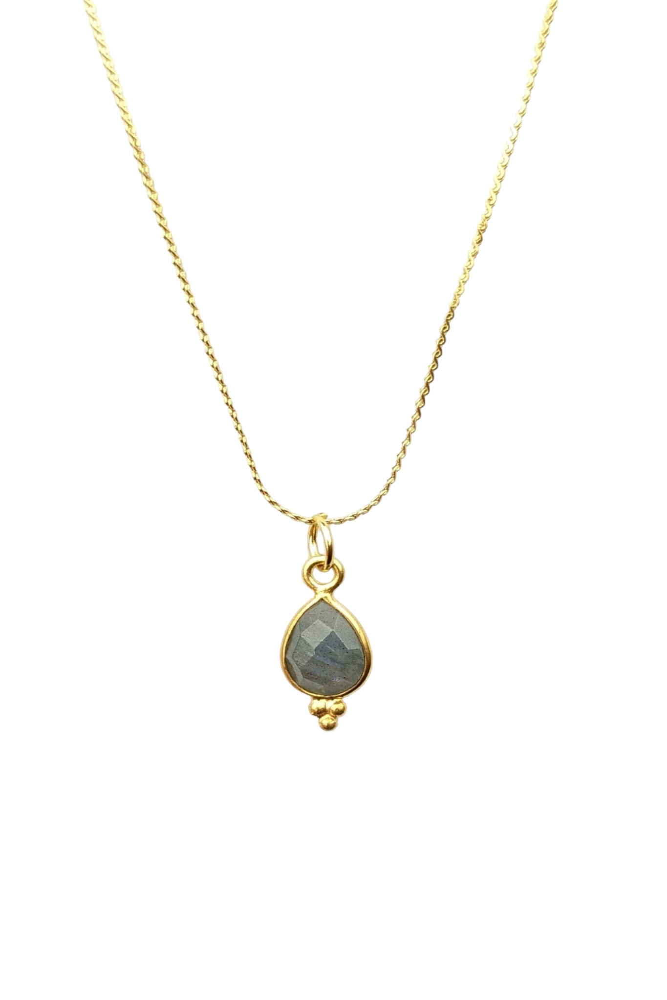 Protection - Aura Shield - Crown Chakra Necklace pendant stay gold by mme bovary