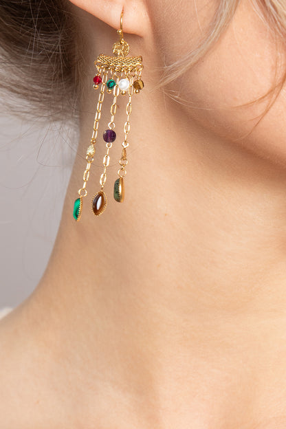 Dangling mix van halfedelstenen