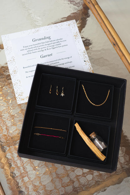 Garnet - Grounding - Balance-Serenity - giftbox - made with LOVE