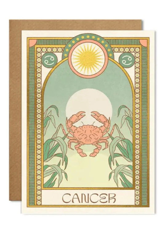 Cancer Zodiac Card