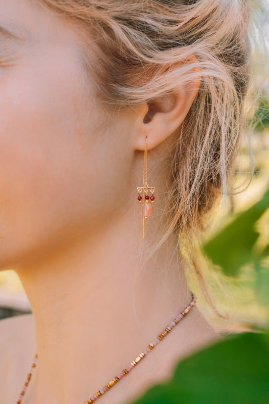 matching earrings sapphire